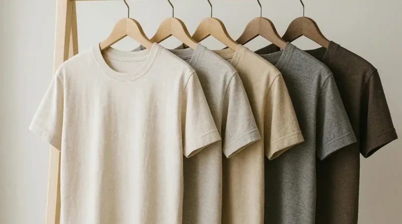 Berbagai jenis kaos cotton dengan tekstur halus dan nyaman untuk pemakaian sehari-hari