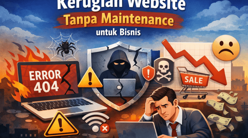 kerugian website tanpa maintenance