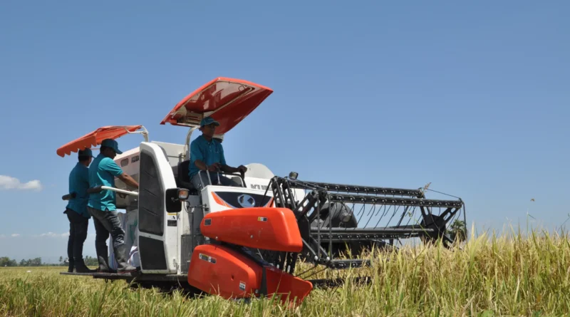 manfaat mesin panen padi usaha