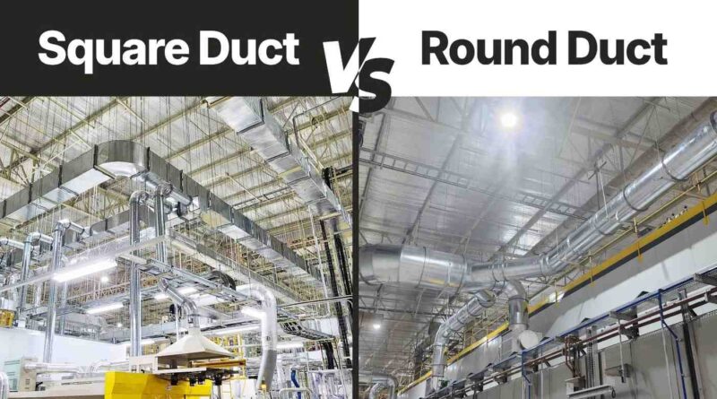 Perbedaan Ducting Bulat dan Kotak