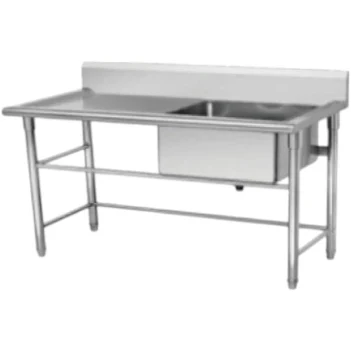 table single sink stainless
