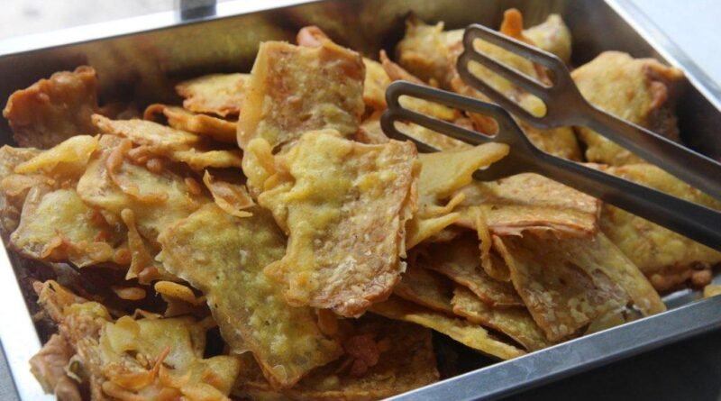 kerenyahan makanan goreng