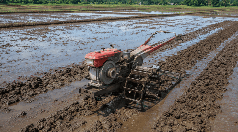 traktor tangan cocok untuk lahan apa