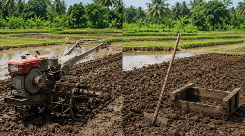perbedaan traktor tangan dan manual