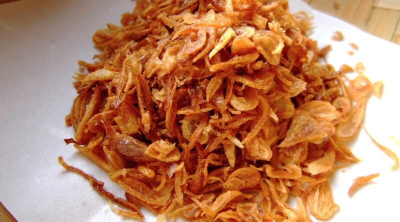tips membuat bawang goreng renyah