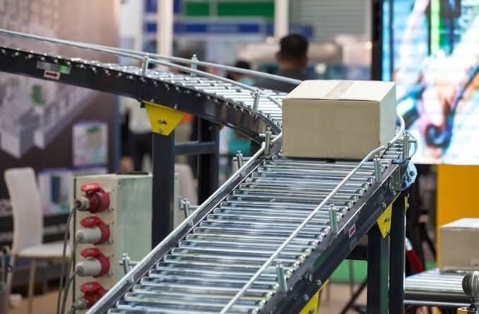 Roller Conveyor untuk Pemindahan Barang Berat