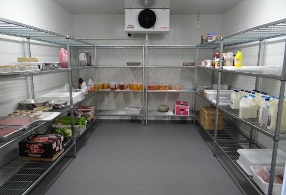 ruang pendingin makanan